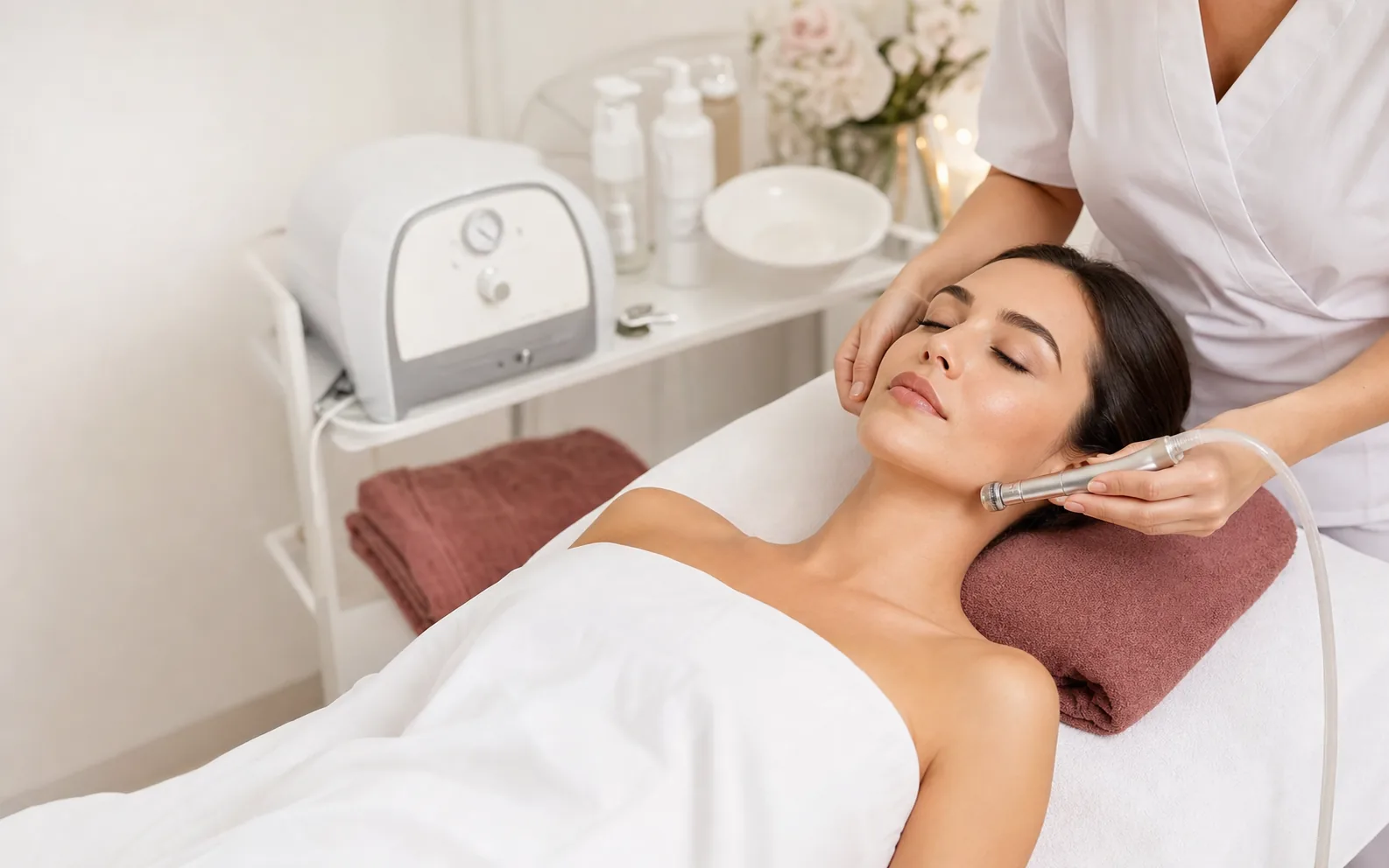 Diamond Microdermabrasion service photography